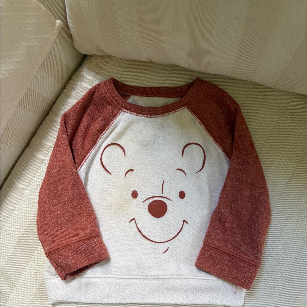 Disney Sweatshirt with Winnie the Pooh Face